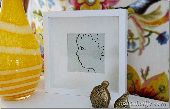 DIY Project: Modern Line Portrait